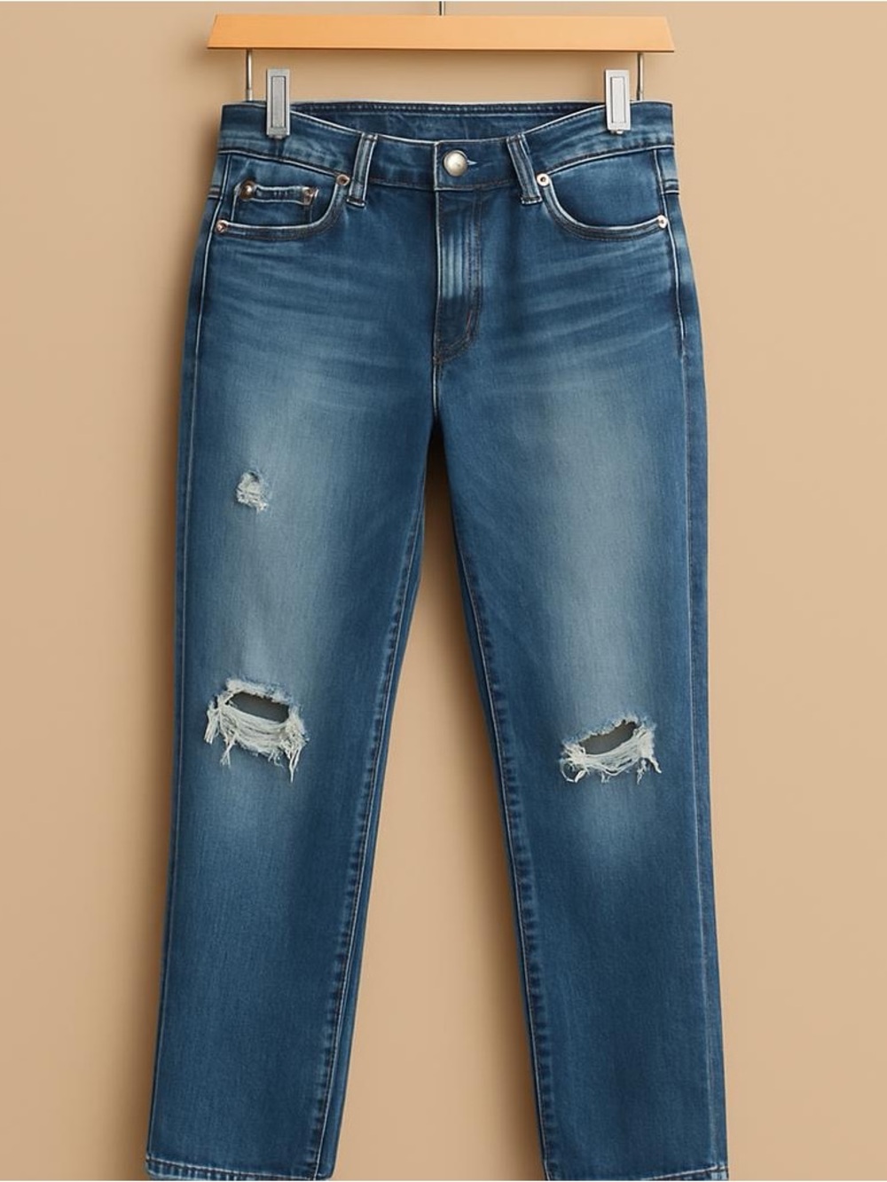 Ag Adriano Goldschmied Faded Ripped Light Blue Skinny Jeans